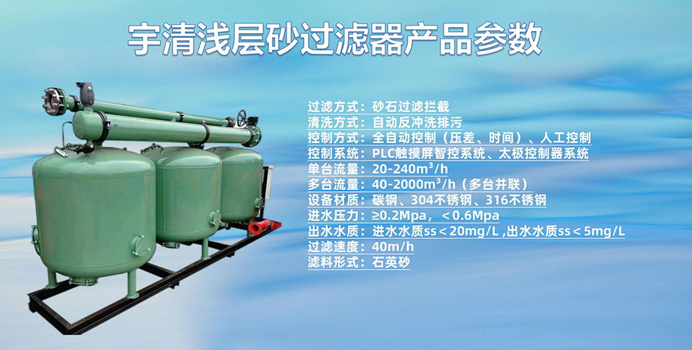 淺層介質(zhì)過(guò)濾器產(chǎn)品參數(shù)